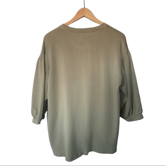 𝅺nwt Sundry Balloon Sleeve Sweatshirt in Color Clay Size Medium - Picture 10 of 11